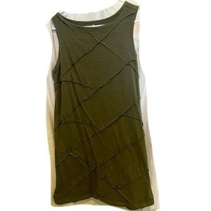 Women's Neon Buddha Pal Green Pull Over Promenade Dress, Size M